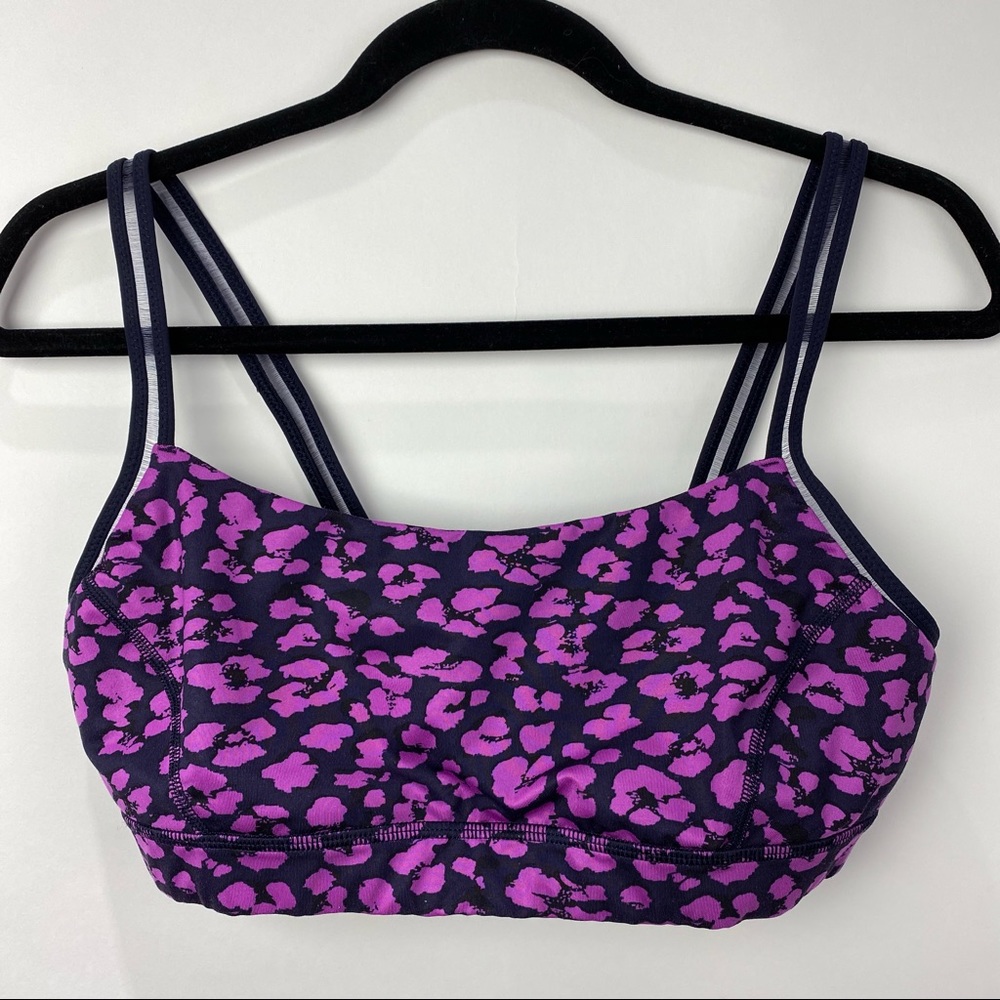 Lululemon workout bra animal print